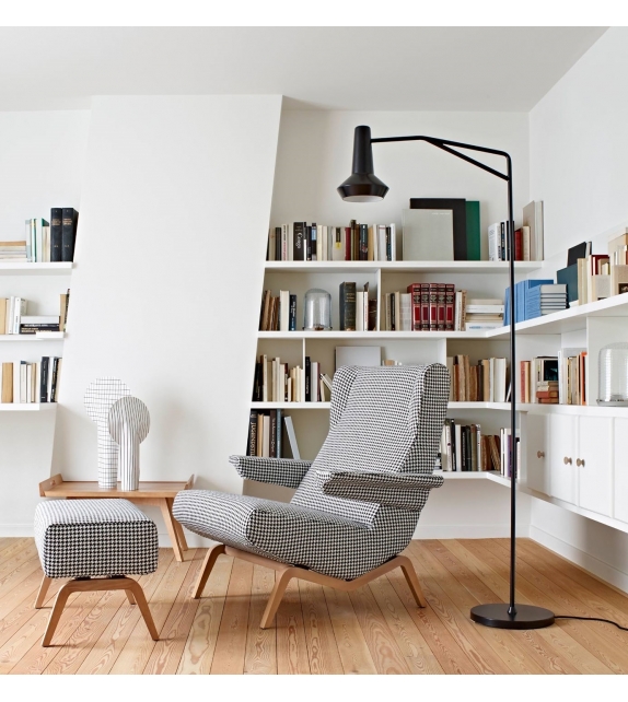 Archi Ligne Roset Armchair With Wooden Base