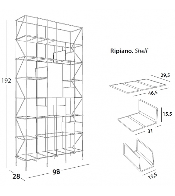 Network Bookcase Casamania & Horm