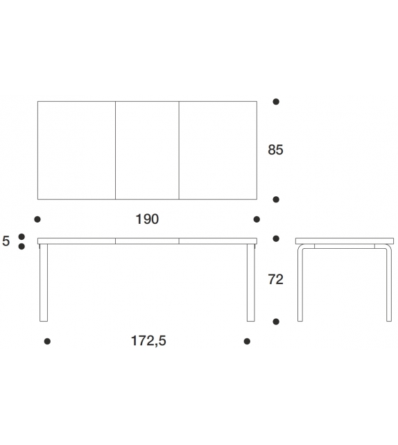 97 Extension Table Artek