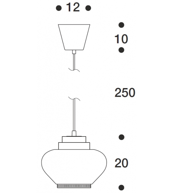 A333 Pendant Lamp Artek Hängeleuchte