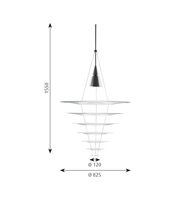 Enigma 825 Louis Poulsen Lámpara de Suspensión