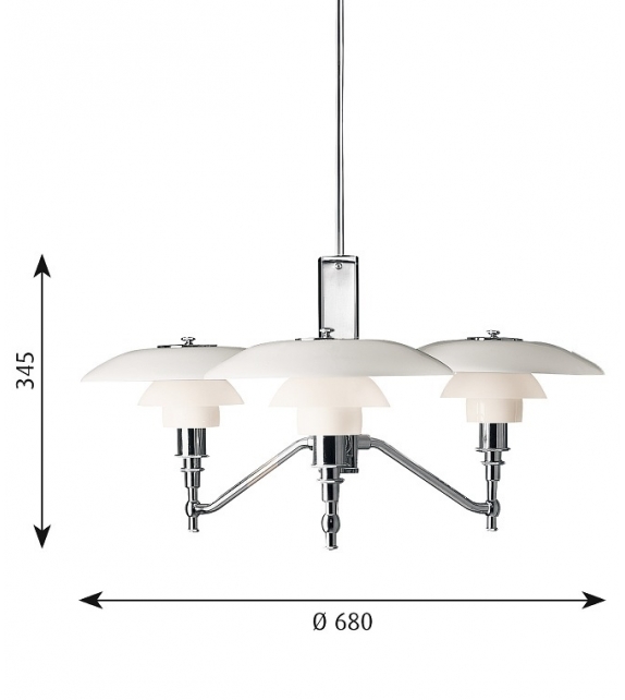 PH 3/2 Academy Louis Poulsen Suspension Lamp