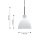 Toldbod 155/220 Glass Pendant Louis Poulsen Suspension Lamp