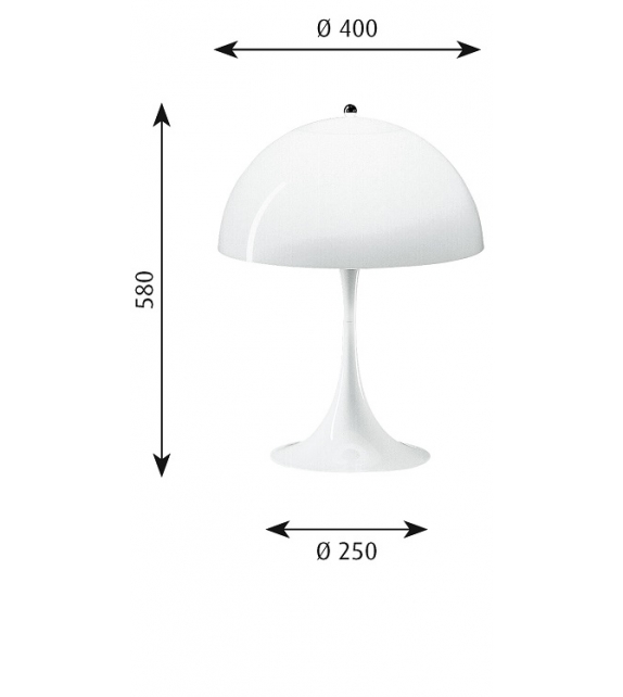 Panthella Table Louis Poulsen Table Lamp