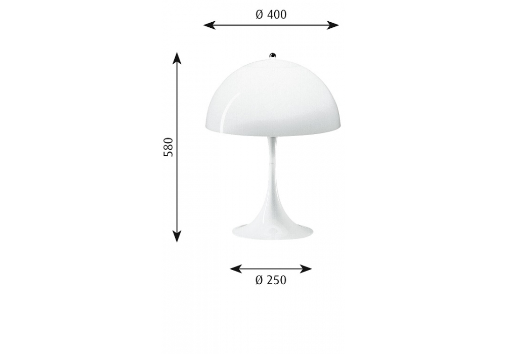 Panthella Louis Poulsen Table Lamp - Milia Shop