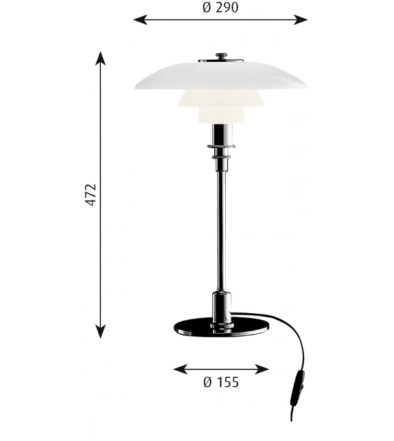 PH 3/2 Louis Poulsen Table Lamp