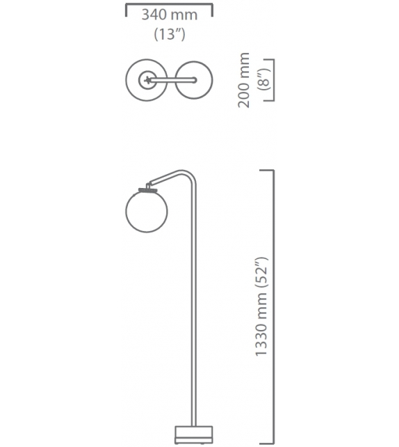 Oscar CTO Lighting Lampadaire