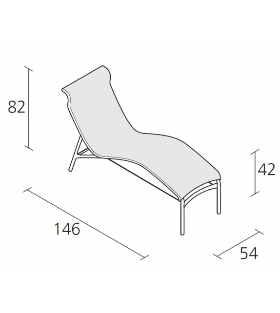 Longframe Colors - 419 Alias Chaise Longue