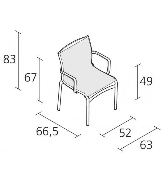 Frame XL- 459 Alias Chair