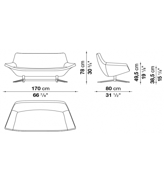 Metropolitan '14 B&B Italia Project Sofa