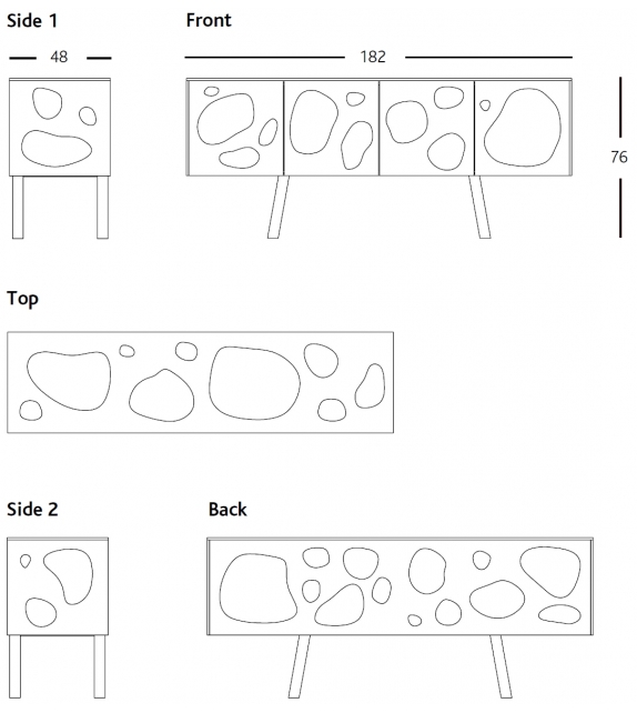 Aquário BD Barcelona Design Sideboard