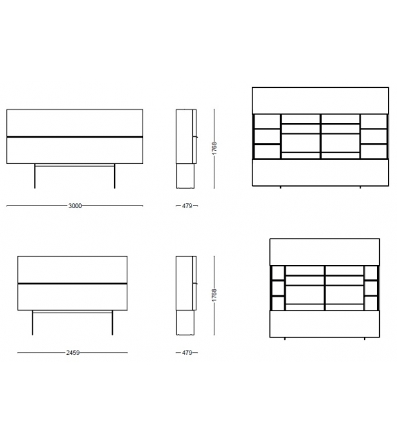 Gallery Porro Sideboard