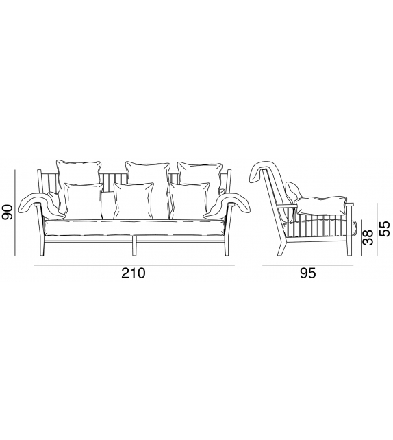 InOut 703 Gervasoni Sofa