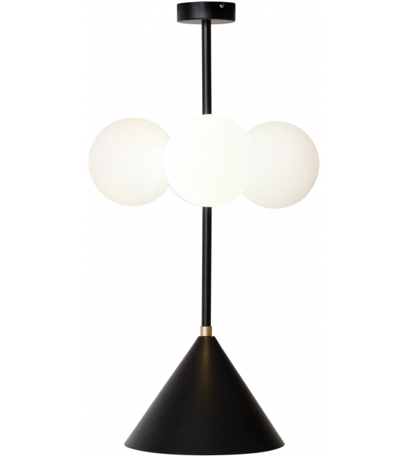 Axis Cone and Globes Atelier Areti Pendant Lamp