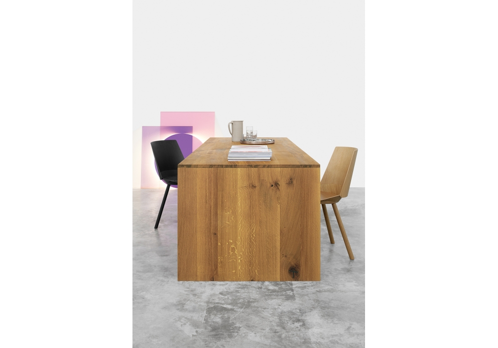 PONTE  Table Solid wood office desk / table By e15