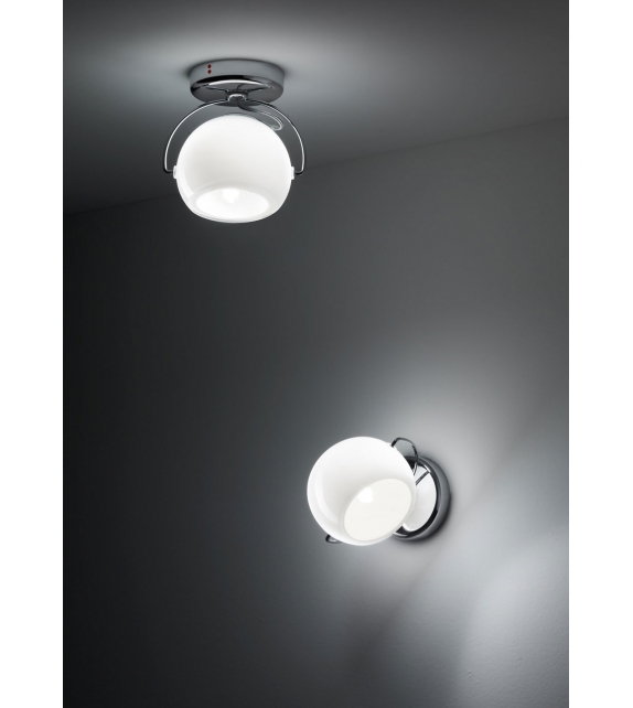 Beluga White D57 Fabbian Ceiling/Wall Lamp