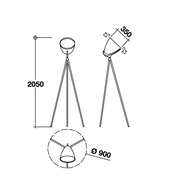 Faro Next Pallucco Lampada da Terra