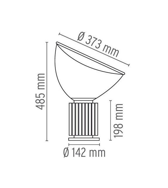 Taccia Small LED Flos Tischleuchte