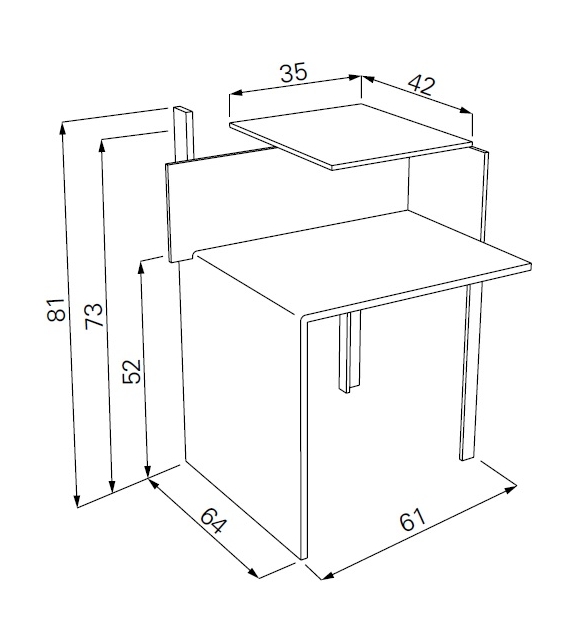 De Stijl ClassiCon Mesa Auxiliar