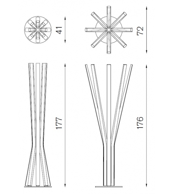 Bloom Baleri Italia Coat Stand