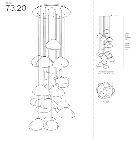 73 Bocci Pendelleuchte