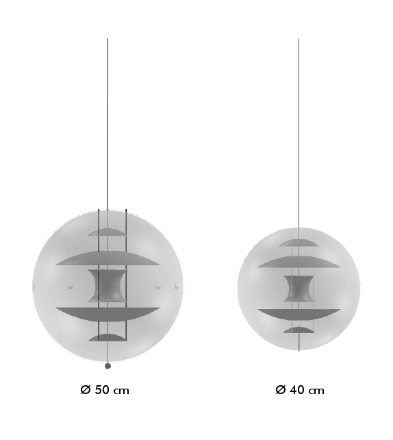 Vp Globe Glass Verpan Suspension Lamp
