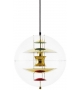 Vp Globe Brass Verpan Lámpara de Suspensión