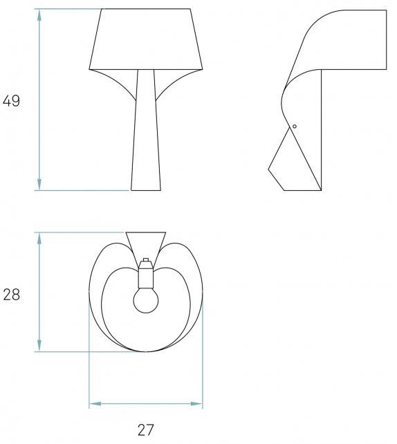 Air MG LZF Lampe de Table