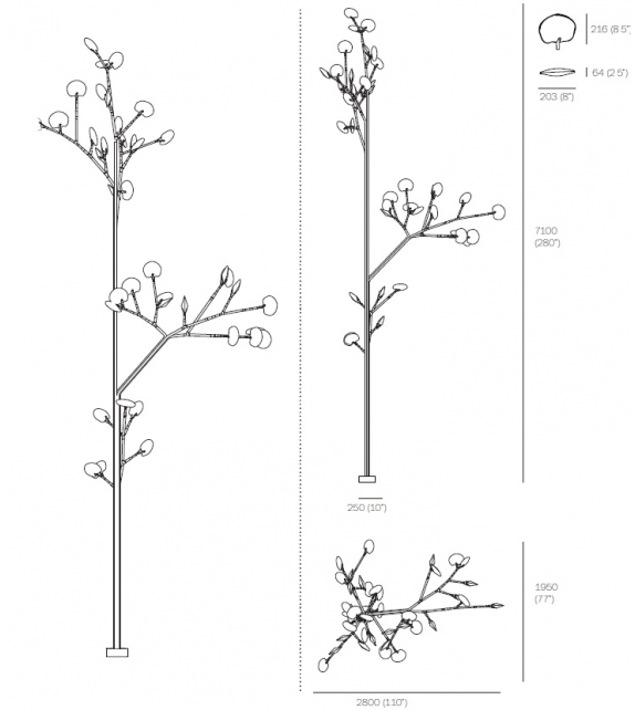 16. 40 Birch Bocci Lampe Extérieure