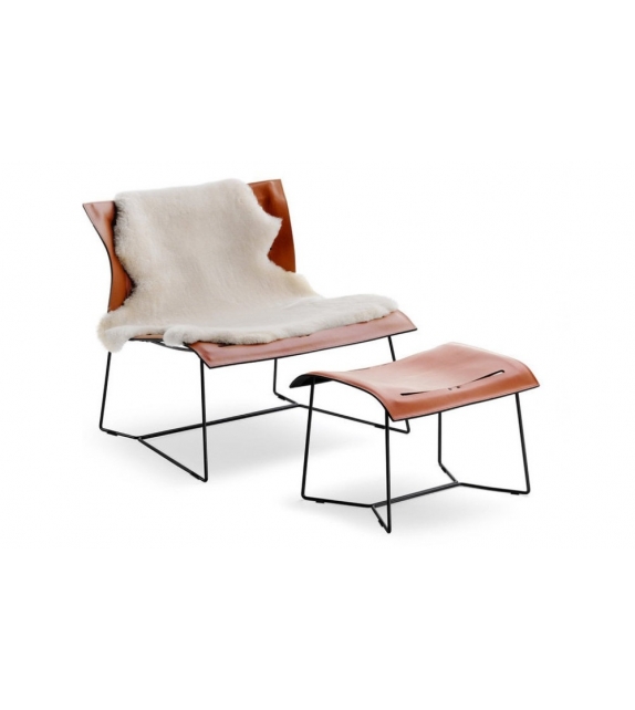 Cuoio Walter Knoll Lounge Chair