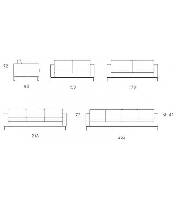 Foster 503 Walter Knoll Sofá