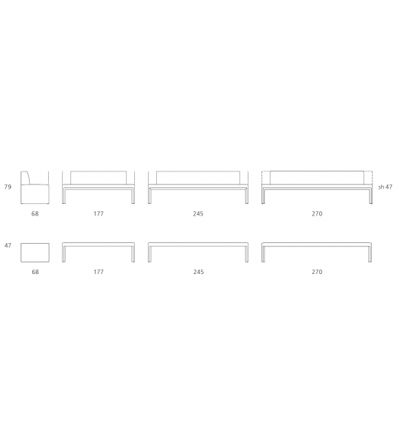 Together Walter Knoll Bench