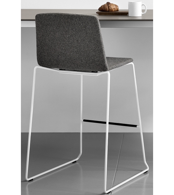 Rama Kristalia Upholstered Slide Frame Stool