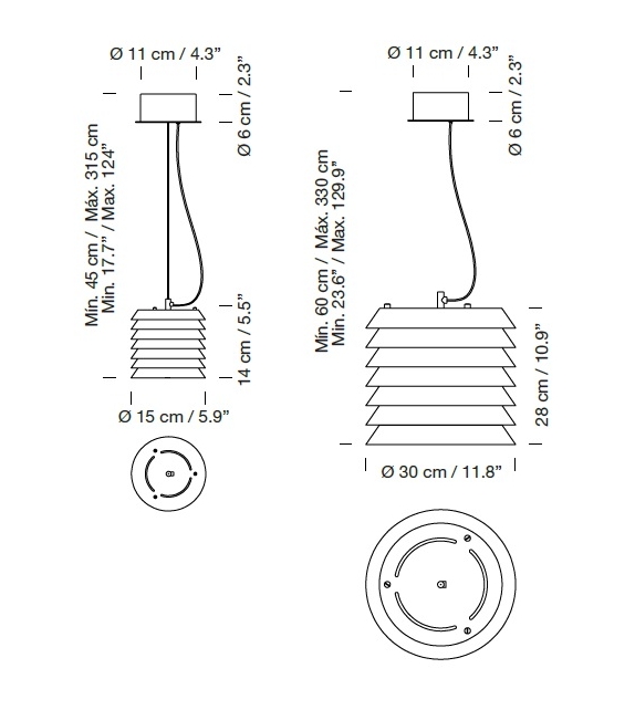 Maija Santa&Cole Suspension Lamp