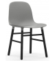 Form Normann Copenhagen Silla Con Patas de Madera