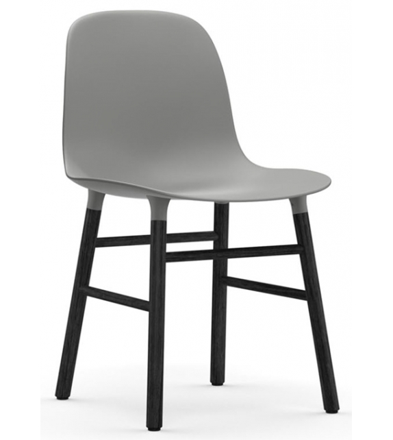 Form Normann Copenhagen Silla Con Patas de Madera