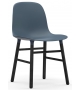 Form Normann Copenhagen Silla Con Patas de Madera