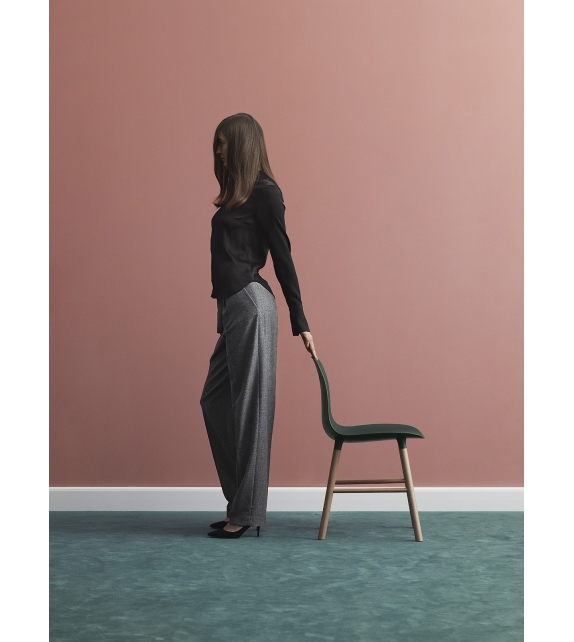 Form Normann Copenhagen Silla Con Patas de Madera