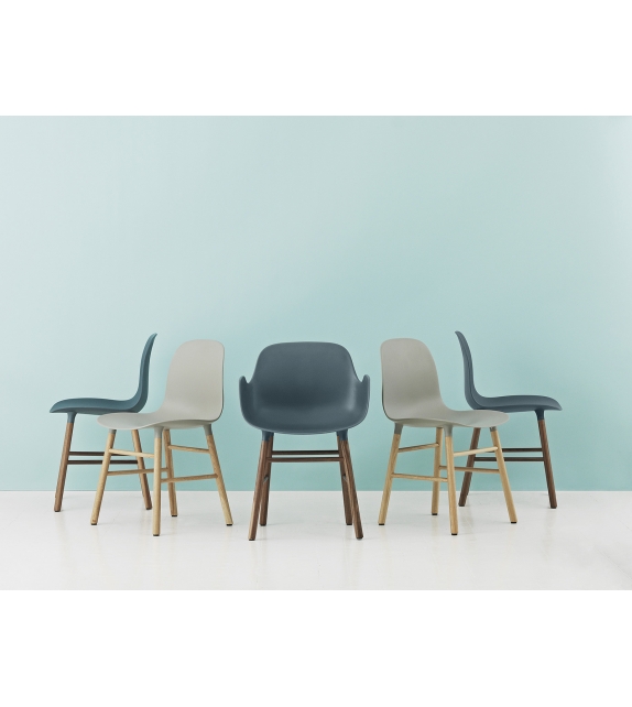 Form Normann Copenhagen Poltrona con Gambe In Legno