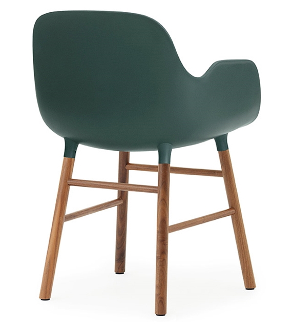 Form Normann Copenhagen Poltrona con Gambe In Legno